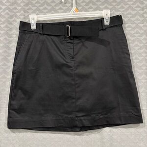 IZOD Golf Black Stretch Skort with Belt - Size 10 - NWT
